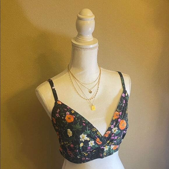 Old Navy Tops - Old Navy Black Floral Camisole Top